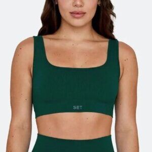 SET ACTIVE Sculptflex Box Cut Bra Mojito- Small